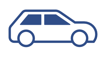 Image of blue car graphic